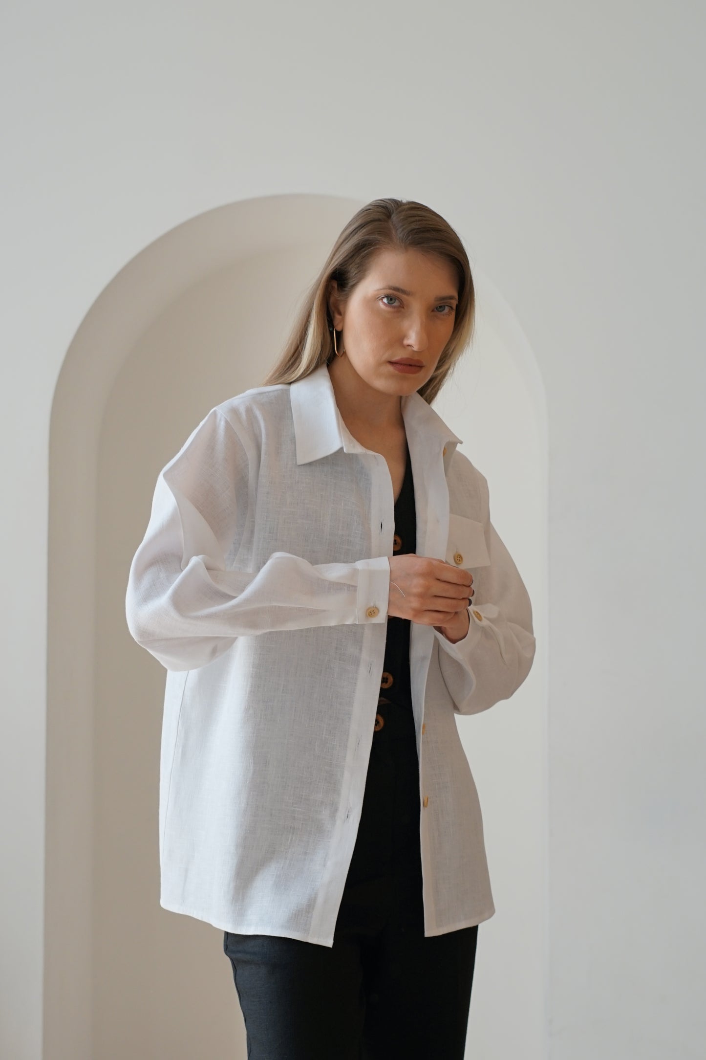 Women`s Linen Shirt