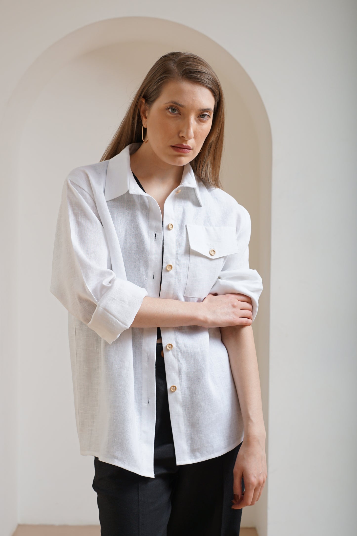 Women`s Linen Shirt